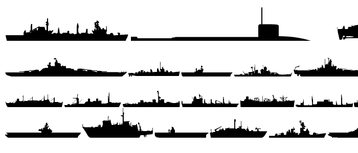 US Navy font